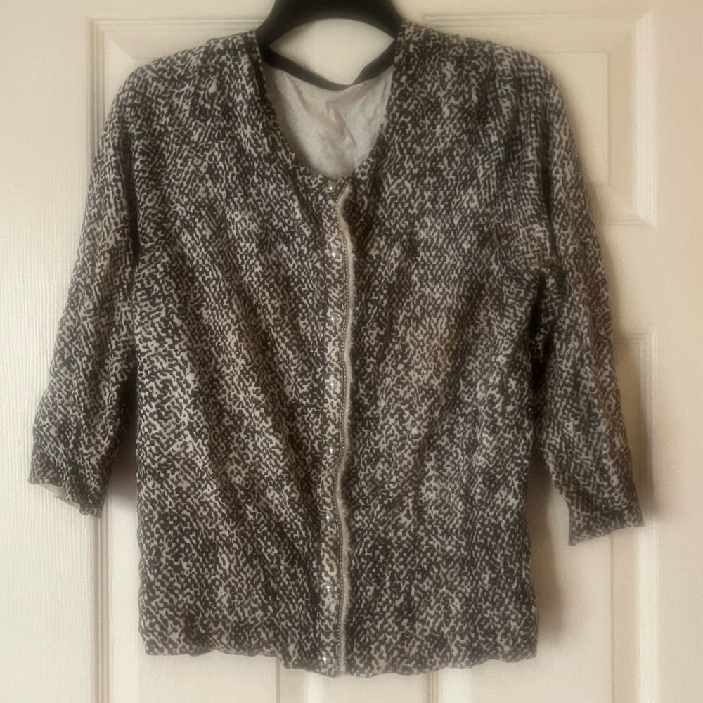 Black house white market cardigan